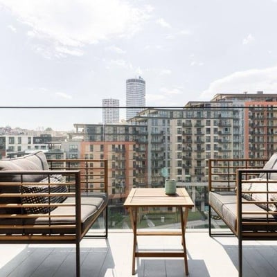 Alquiler de un elegante apartamento de 3 habitaciones, 81 m², BW Sole, Belgrade Waterfront, Belgrado, Serbia